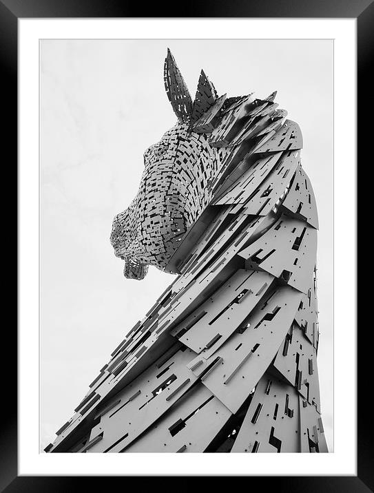 The Kelpies  Framed Mounted Print by Stuart Jack