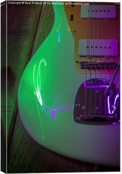 Jazzmaster Canvas Print by Neal P