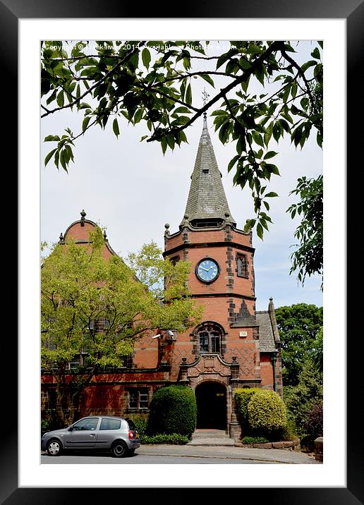 The Iconic Port Sunlight Lyceum Framed Mounted Print by Frank Irwin