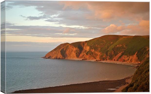 Evening Light on The Foreland  Canvas Print by graham young