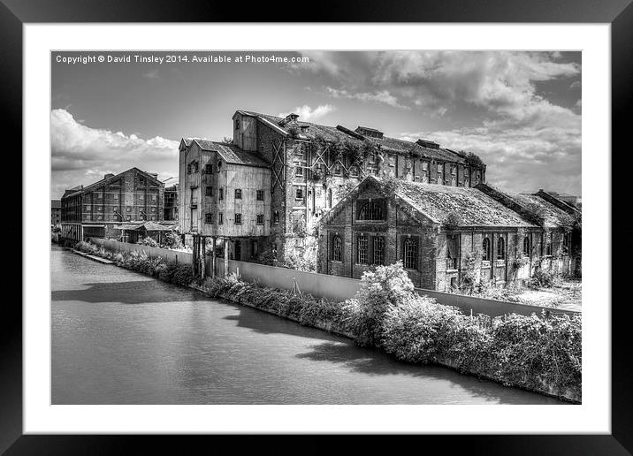 Bakers Wharf  Framed Mounted Print by David Tinsley