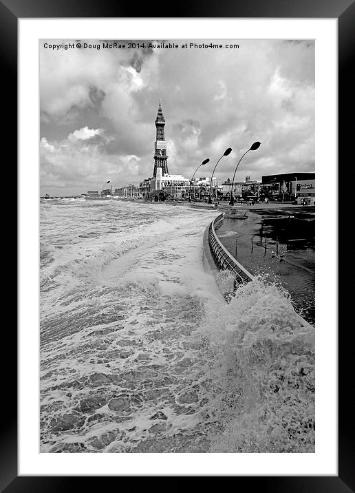  Blackpool Framed Mounted Print by Doug McRae
