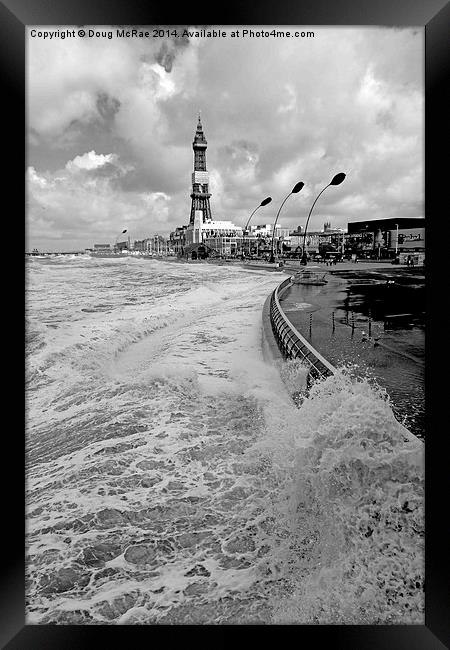  Blackpool Framed Print by Doug McRae
