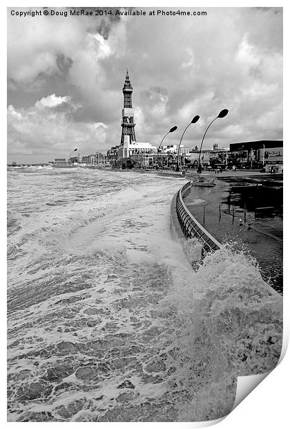  Blackpool Print by Doug McRae