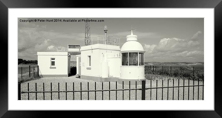  Berry Head Lighthouse Brixham Framed Mounted Print by Peter F Hunt