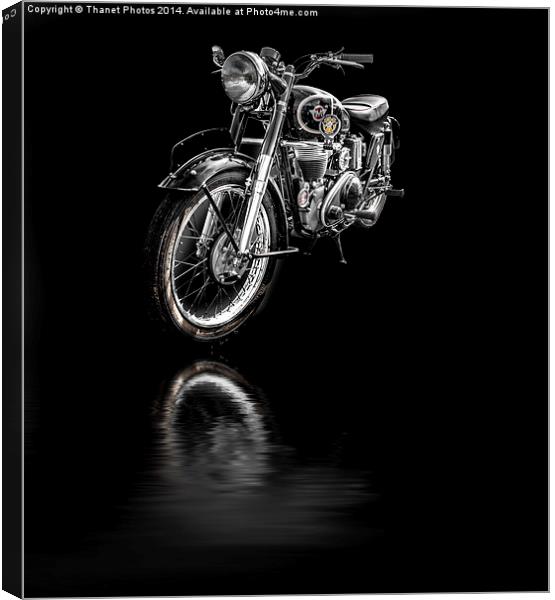  Matchless AJS Motorcycle Canvas Print by Thanet Photos