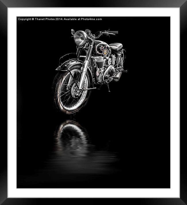  Matchless AJS Motorcycle Framed Mounted Print by Thanet Photos