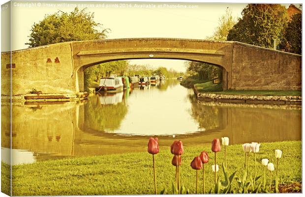 Napton Junction  Canvas Print by Linsey Williams