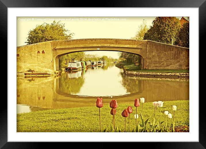 Napton Junction  Framed Mounted Print by Linsey Williams
