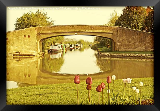 Napton Junction  Framed Print by Linsey Williams