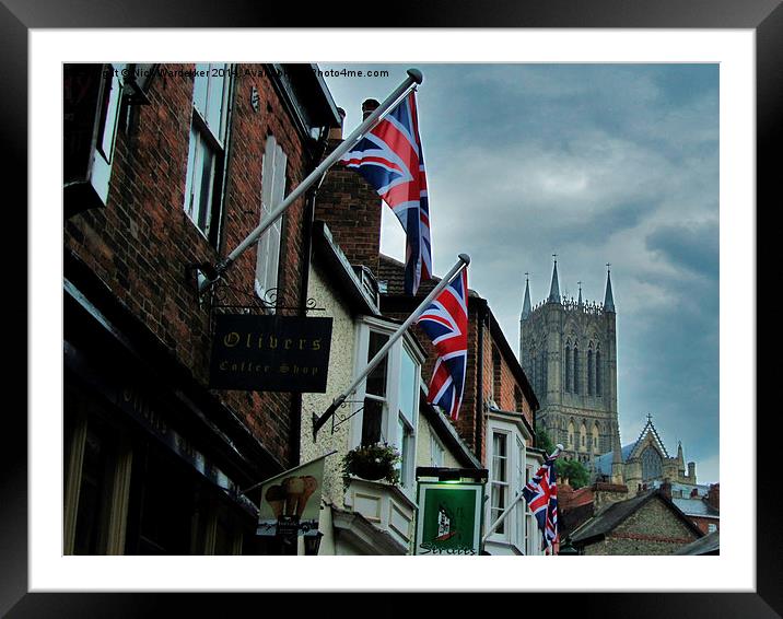  Lincoln Cathedral in Colour Framed Mounted Print by Nick Wardekker