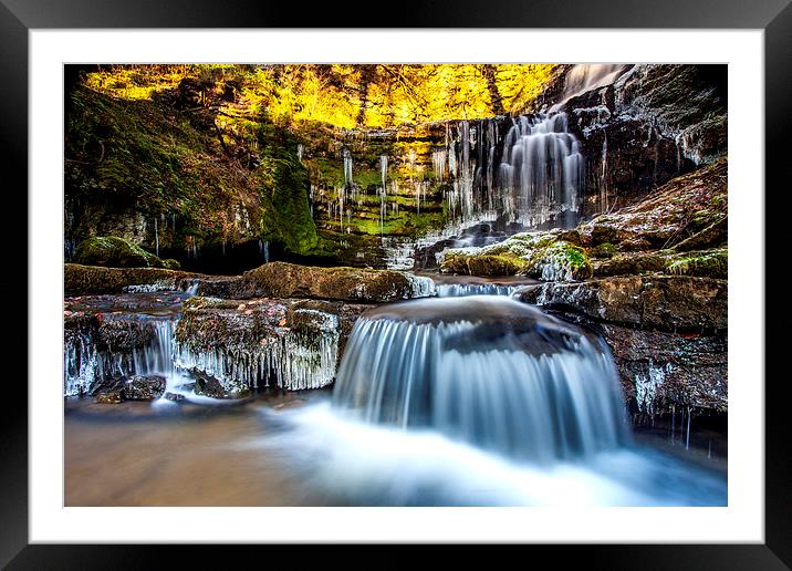 Scaleber Force in The Yorkshire Dales Framed Mounted Print by David Hirst