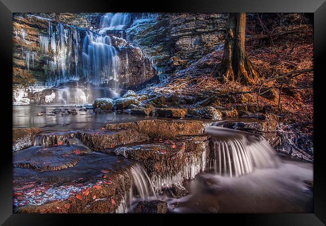  Scaleber Force in Winter Framed Print by David Hirst