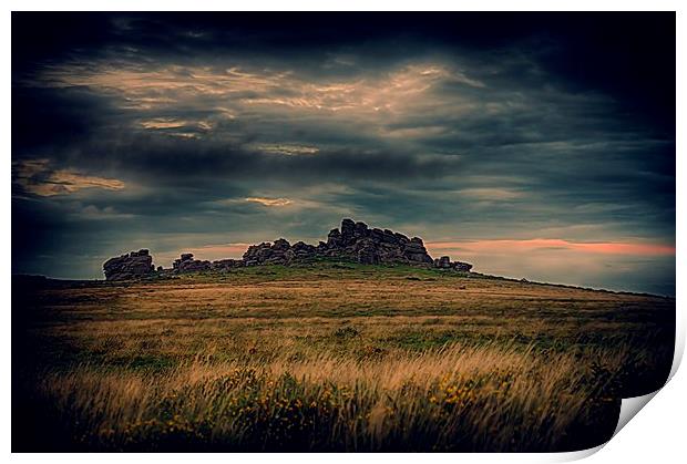 Hound Tor Print by kevin wise
