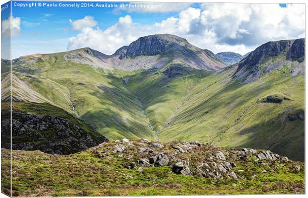  Great Gable Canvas Print by Paula Connelly