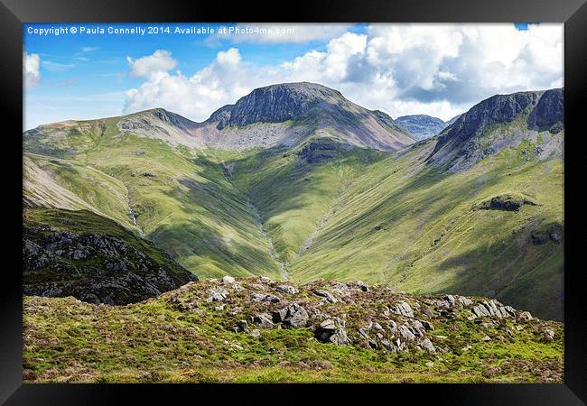  Great Gable Framed Print by Paula Connelly