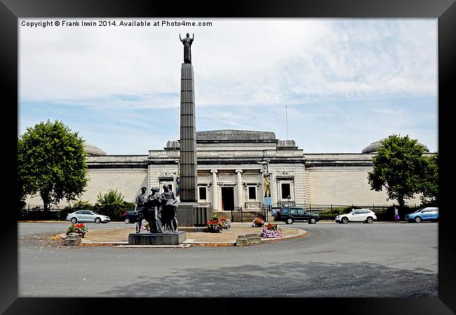 The Lady Lever Art Gallery & memorial column Framed Print by Frank Irwin