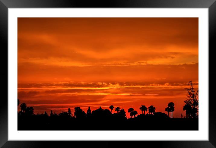 Marrakesh Sunset Framed Mounted Print by Peta Thames
