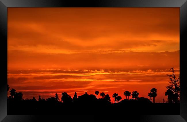 Marrakesh Sunset Framed Print by Peta Thames
