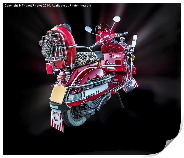  Vespa PX Special Print by Thanet Photos