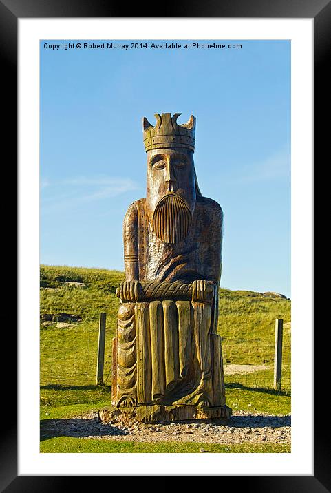  Lewis Chessman Framed Mounted Print by Robert Murray