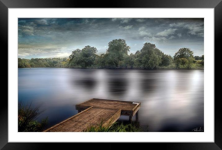  THE LAKE Framed Mounted Print by Rob Toombs