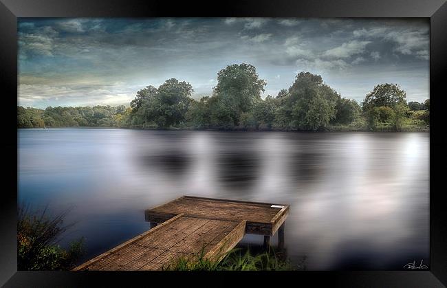  THE LAKE Framed Print by Rob Toombs