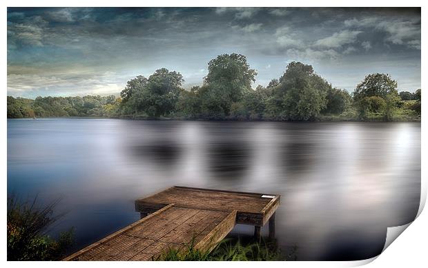  THE LAKE Print by Rob Toombs