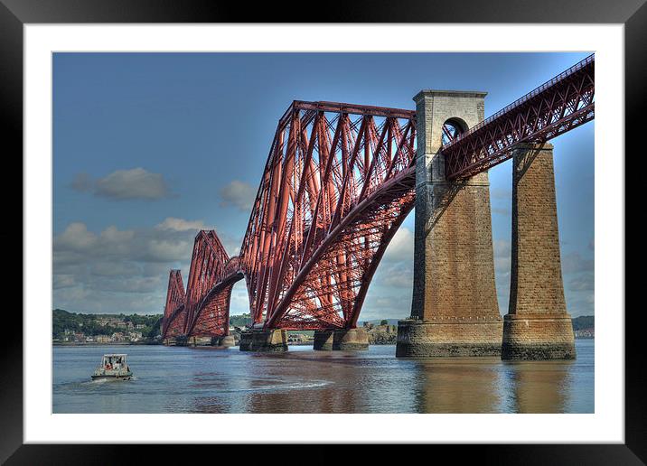  The Forth Bridge, South Queensferry, Scotland Framed Mounted Print by ALBA PHOTOGRAPHY