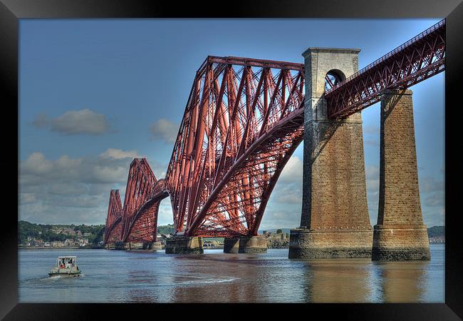  The Forth Bridge, South Queensferry, Scotland Framed Print by ALBA PHOTOGRAPHY