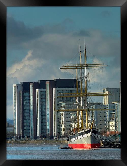  The Tall Ship, River Clyde, Glasgow. Framed Print by ALBA PHOTOGRAPHY