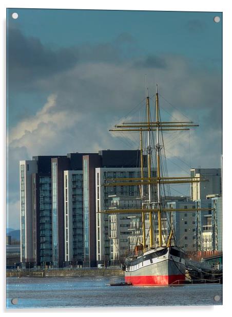  The Tall Ship, River Clyde, Glasgow. Acrylic by ALBA PHOTOGRAPHY