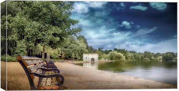  A PLACE TO SIT Canvas Print by Rob Toombs
