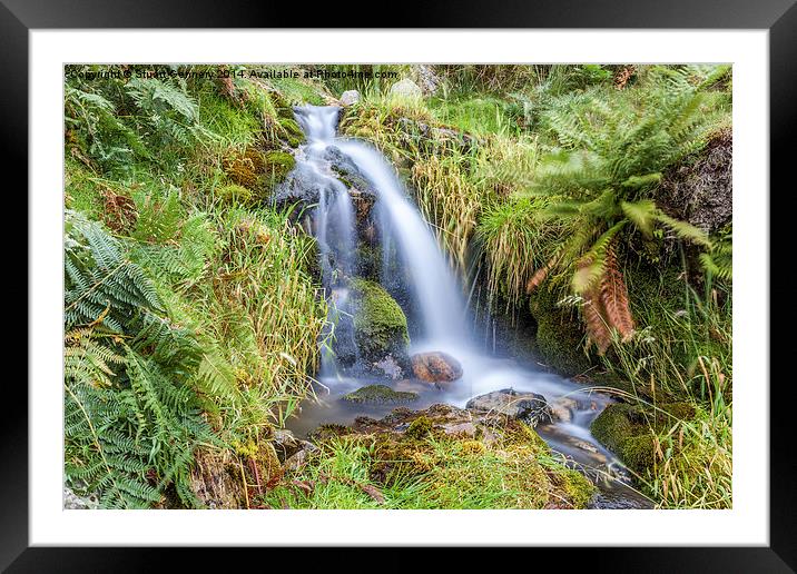  Waterfall Framed Mounted Print by Stuart Gennery