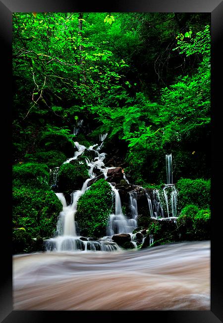  Waterfall at Reelig Framed Print by Macrae Images