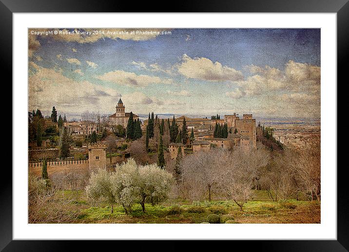  La Alhambra Framed Mounted Print by Robert Murray