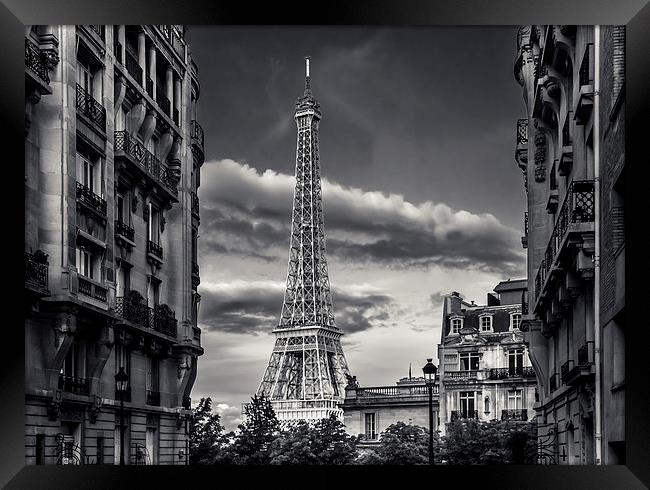 Eiffel Tower, Paris, France Framed Print by Mark Llewellyn