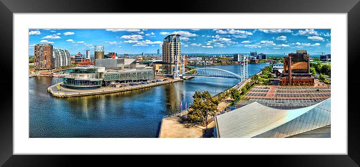  Salford Quays Framed Mounted Print by Graham Hawcroft