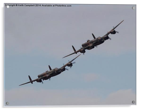  Lancaster Pair Acrylic by Keith Campbell