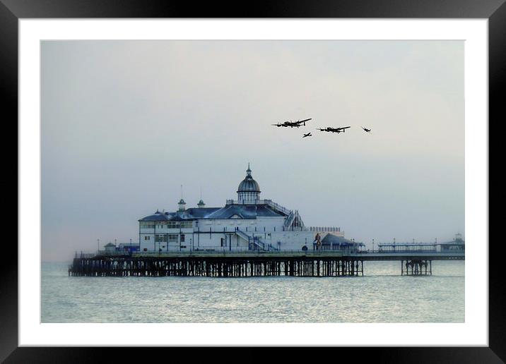 Over the Pier  Framed Mounted Print by J Biggadike