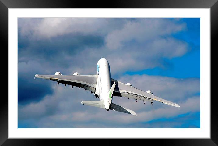  Airbus A380  Framed Mounted Print by Judith Lightfoot