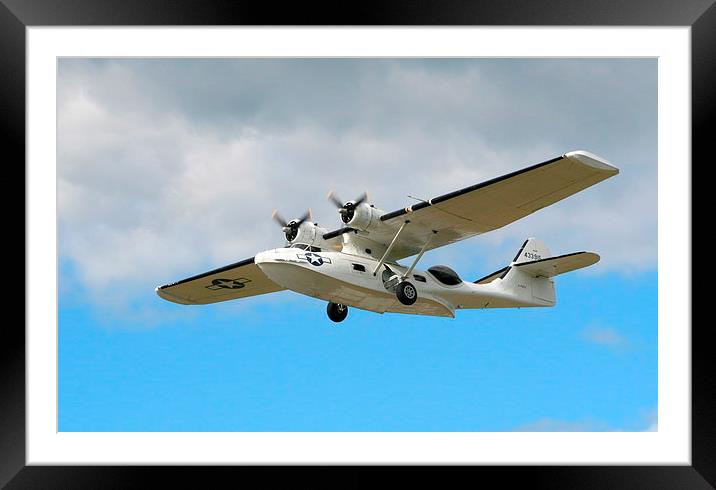  The Catalina flying boat Framed Mounted Print by Judith Lightfoot