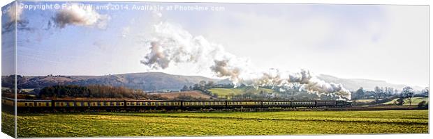 Glorious Steam Train  Canvas Print by Paul Williams