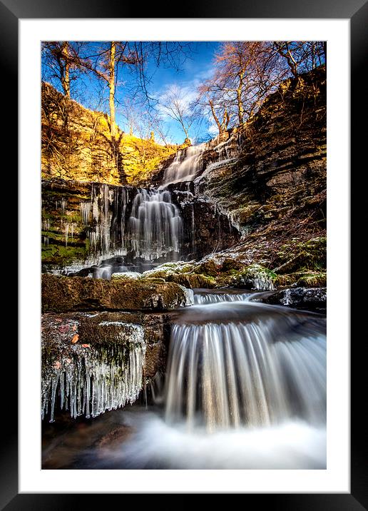 Scaleber force in winter Framed Mounted Print by David Hirst