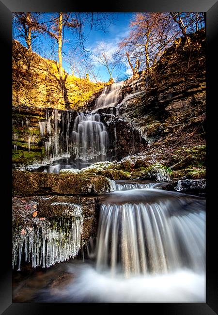 Scaleber force in winter Framed Print by David Hirst