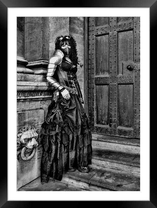  Steampunk Julie Framed Mounted Print by shawn bullock
