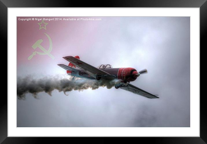 Russian Yak 50 Framed Mounted Print by Nigel Bangert