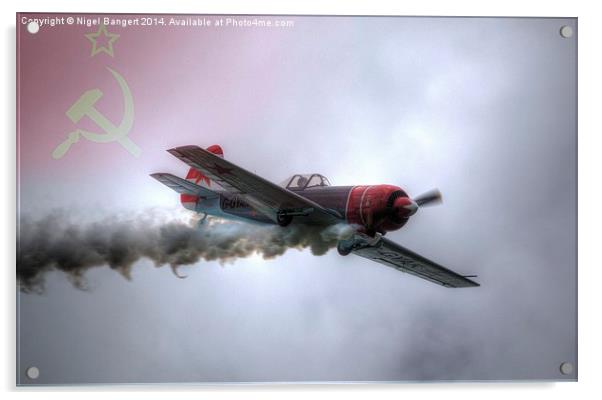 Russian Yak 50 Acrylic by Nigel Bangert