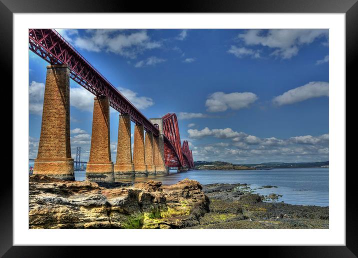  The Forth Bridge, South Queensferry, Scotland Framed Mounted Print by ALBA PHOTOGRAPHY