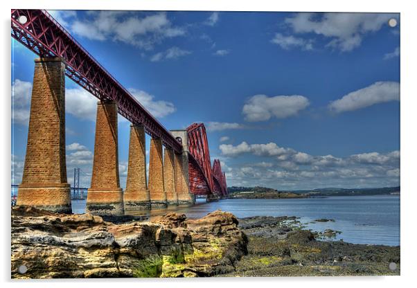  The Forth Bridge, South Queensferry, Scotland Acrylic by ALBA PHOTOGRAPHY